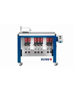 RUWI Type L basis 7 Onderfreesmachine met 7 aandrijving, tafel 1070 x 500 met transportwielen